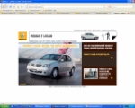 Российский промо-сайт автомобиля Renault Logan