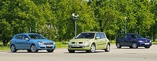 Megane II - сравнительный тест с Opel Astra и Nissan Almera