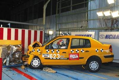 Renault Symbol - Краш-тест - Две большие разницы!