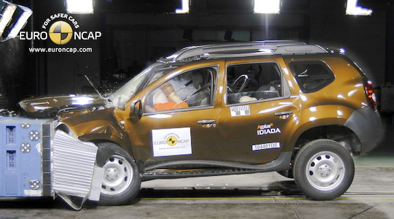 Краш-тест Renault Duster EuroNCAP