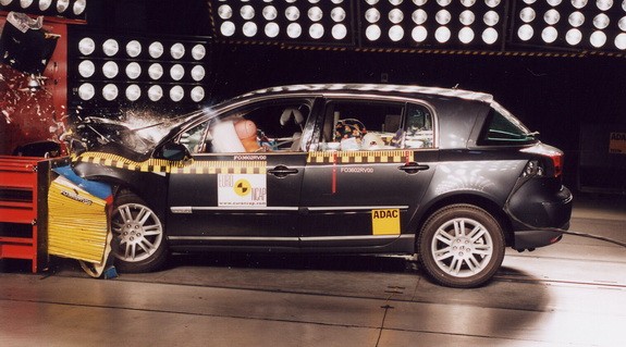 Краш-тест Renault VelSatis - EuroNCAP