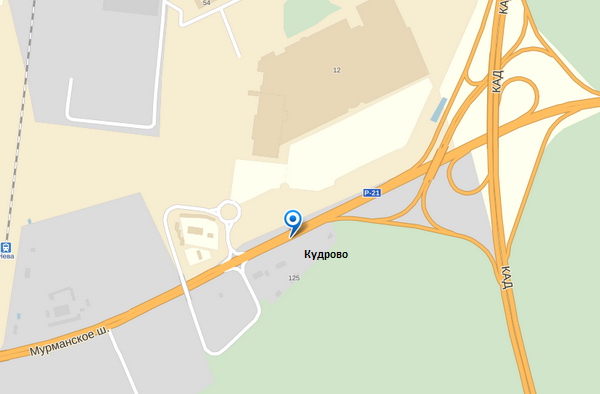 Схема проезда к официальному дилеру Renault автоцентру Лаура на Мурманском шоссе в Кудрово