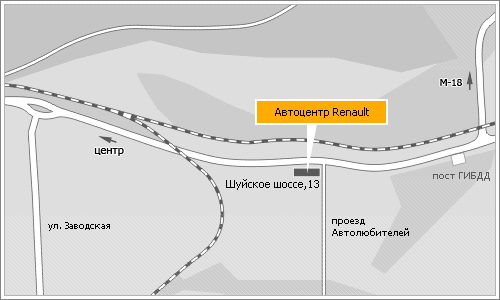 Схема проезда к АвтоТехЦентру СТК Петрозаводск