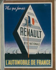 Рекламный плакат Renault