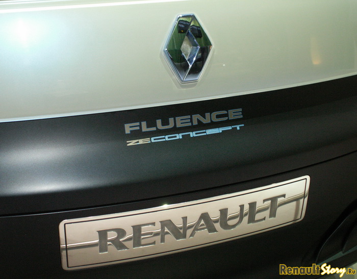 Renault Fluence Z.E. - выглядит стильно