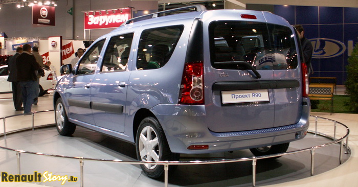Автомобиль проекта R90 - прямой наследник внешности Renault (Dacia) Logan MCV